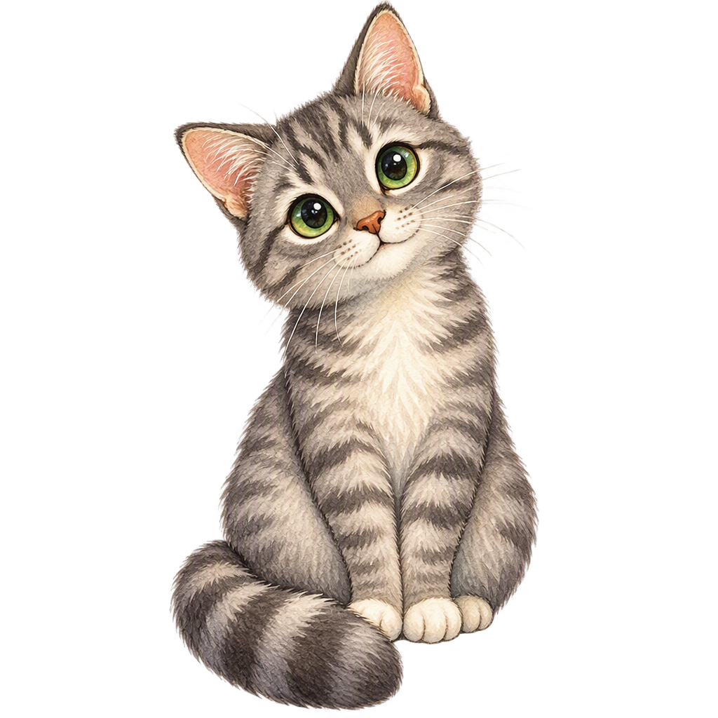 趴着的小猫